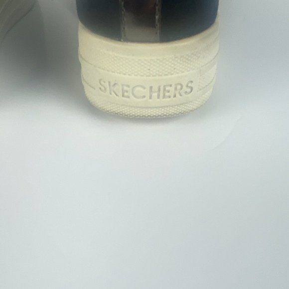 Skechers Shoes Womens 6 Double Up Shiny Dancer 801 Black Casual Slip On Sneaker - Picture 12 of 16